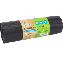 Мешок для мусора ПВД 160л 10шт 50мкм Идеал (уп 20)