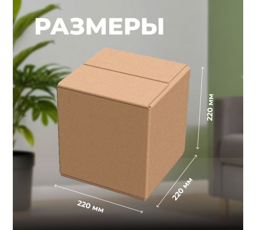 Коробка картонная 220*220*220 Т24