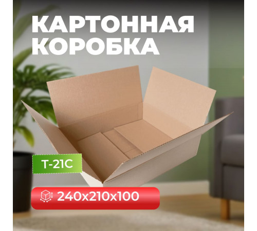 Коробка картонная 240*210*100 Т21С